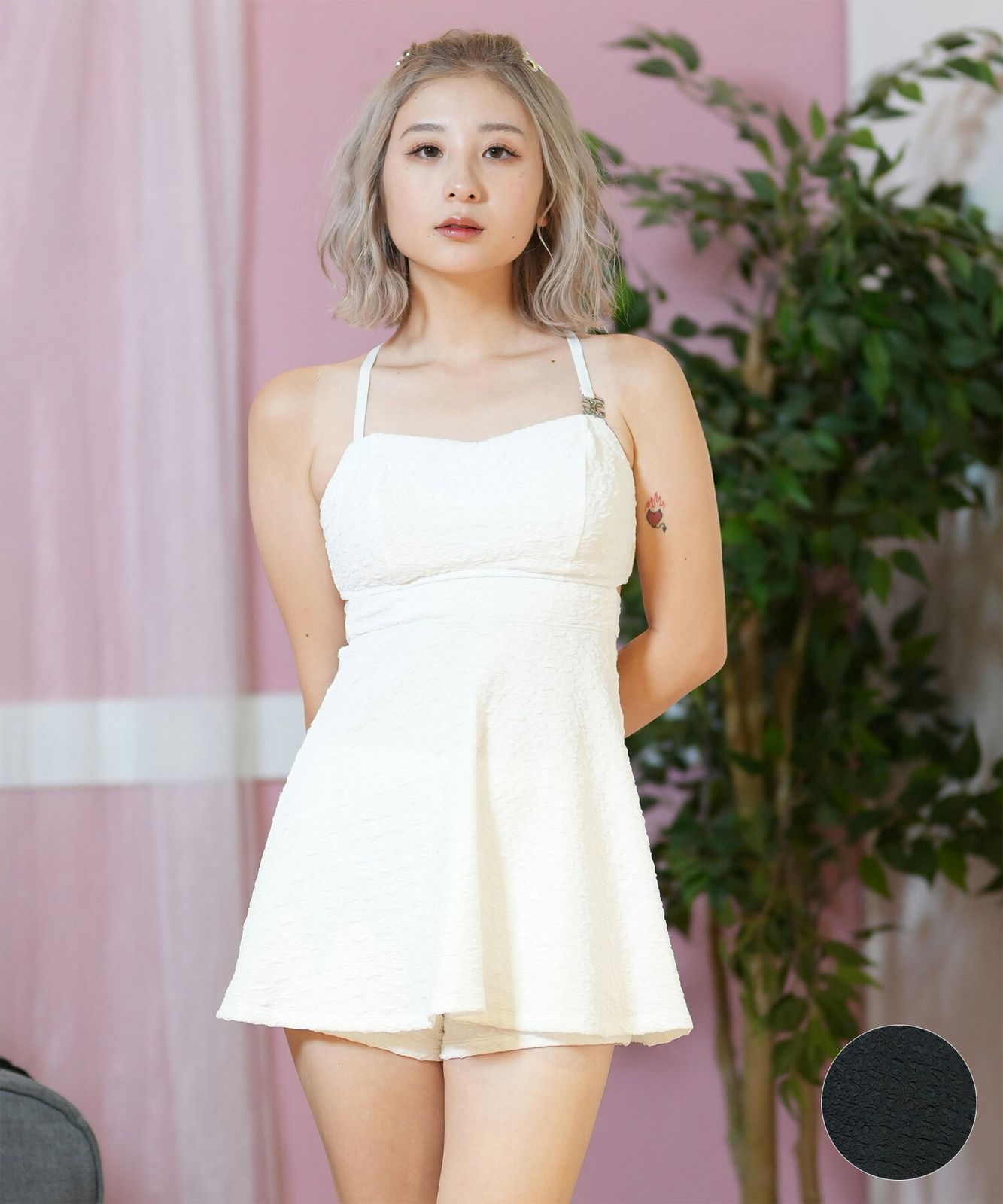 【完売商品】美品！リラクス⭐︎ ネイビー XWFBR02J1 アシンメトリー 2WAY ブラトップ
