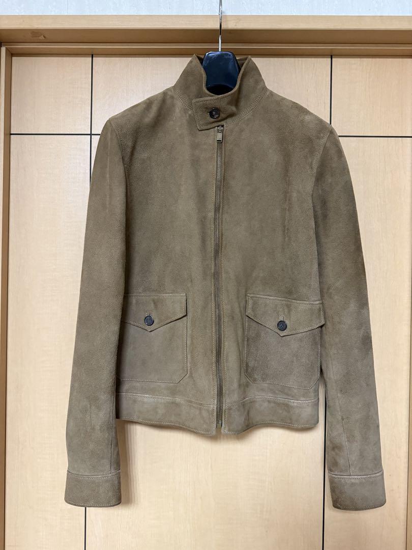 【美品】13SS SAINT LAURENT 金ボタンジャケット エディ 13SS サンローランパリ A2 シングルレザージャケット レザー