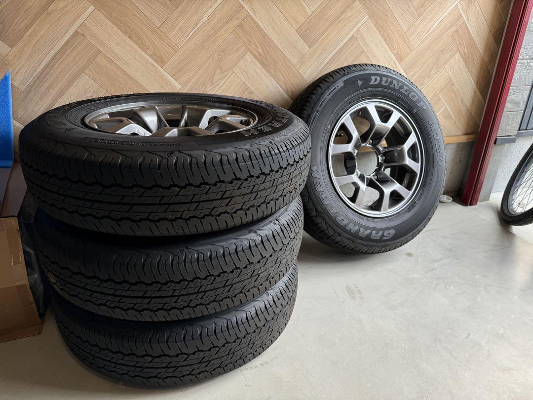 ジムニーシエラ 純正195/80R15 タイヤ・ホイール4本セット