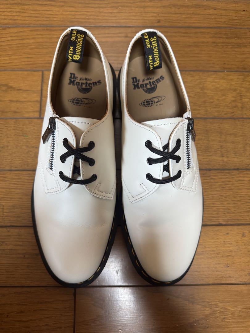 Dr.Martens/BEAMS 別注 ジップ 3ホール ホワイト Dr.Martens/BEAMS 別注 ジップ 3ホール ホワイト（Yahoo