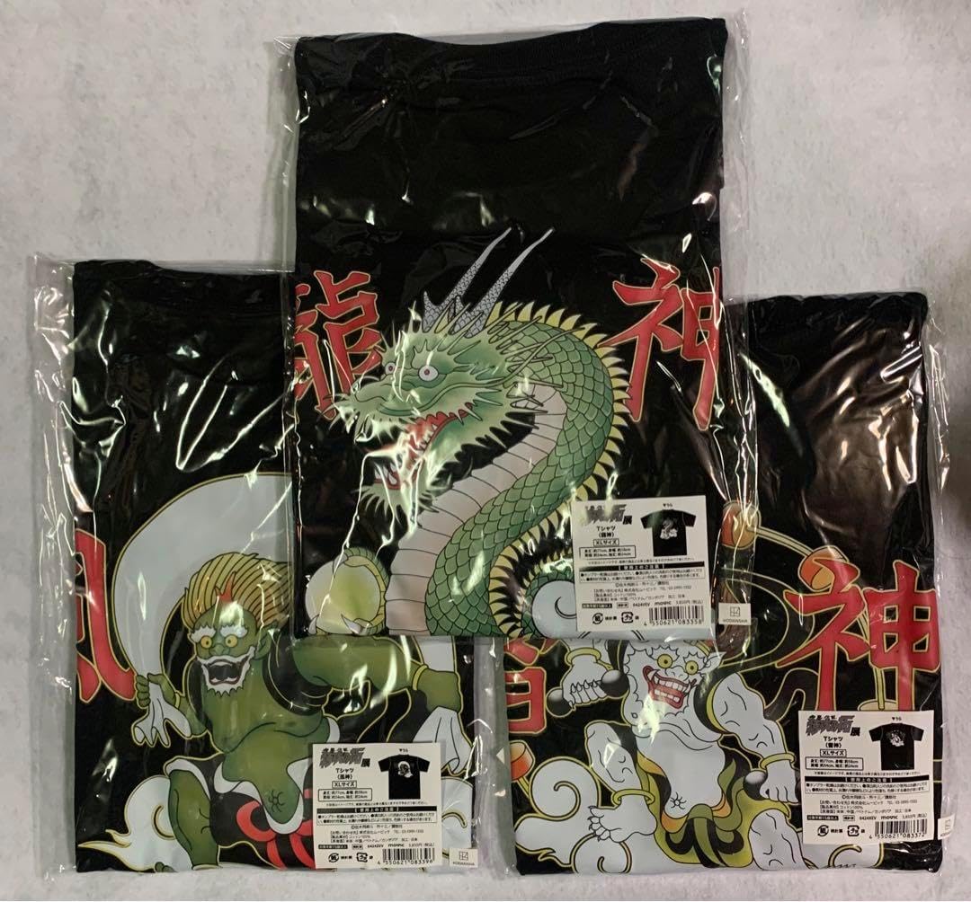 特攻の拓展三鬼龍（風神、雷神、龍神)のTシャツLサイズです。