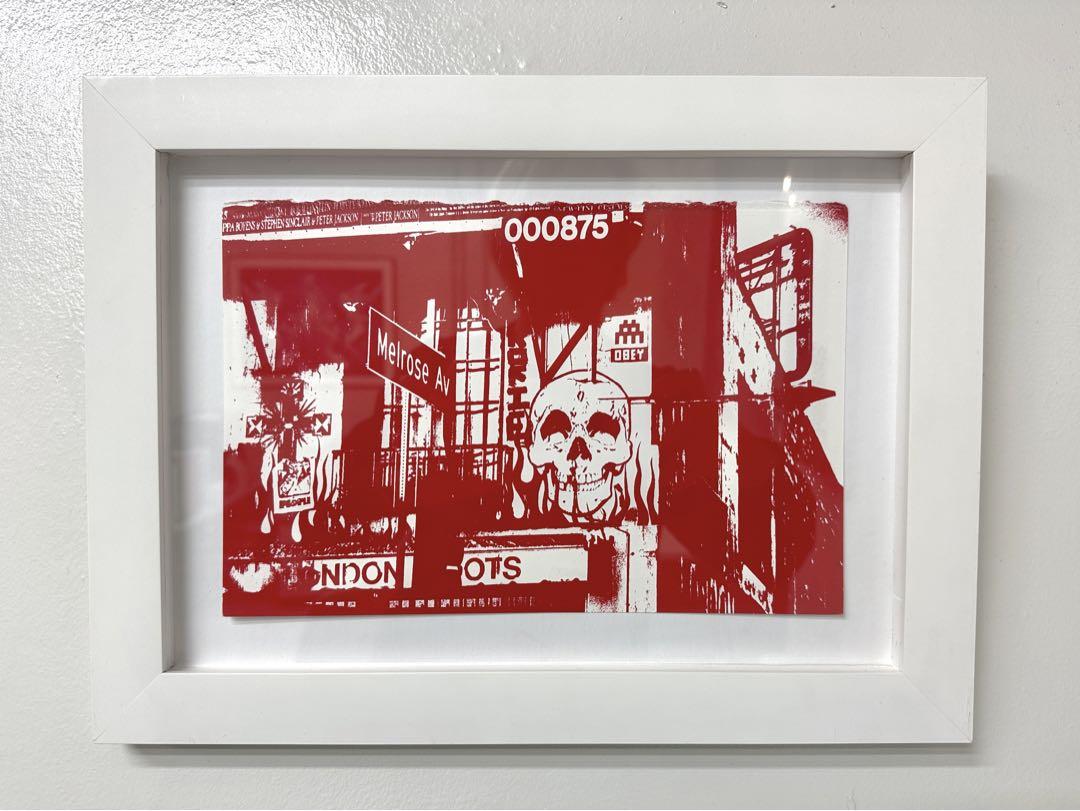 激レア】Invader x Obeyコラボ作品/ Banksy kaws（Obey with