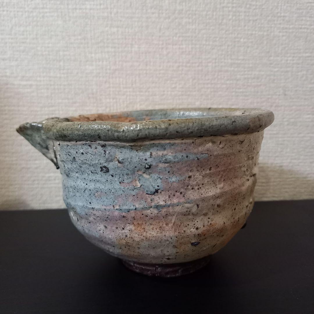 中川自然坊 作 絵唐津 大片口鉢 直径約35.5cm 中川自然坊 作 絵唐津 大片口鉢 直径約35.5cm