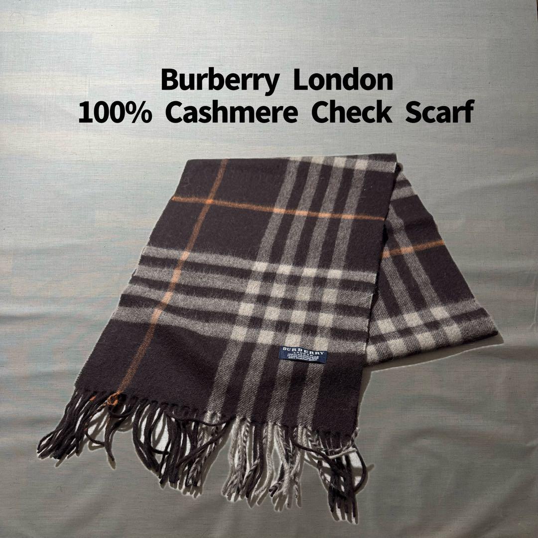 Burberry バーバリーロンドン 100％カシミア ノヴァチェック