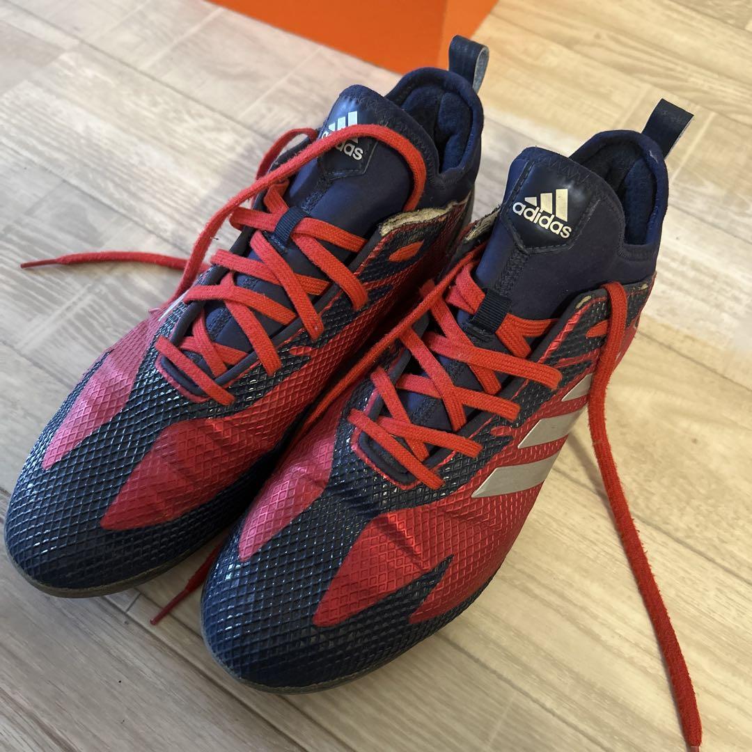 adidas 野球用スパイクレッド/ネイビー （アディダス 野球