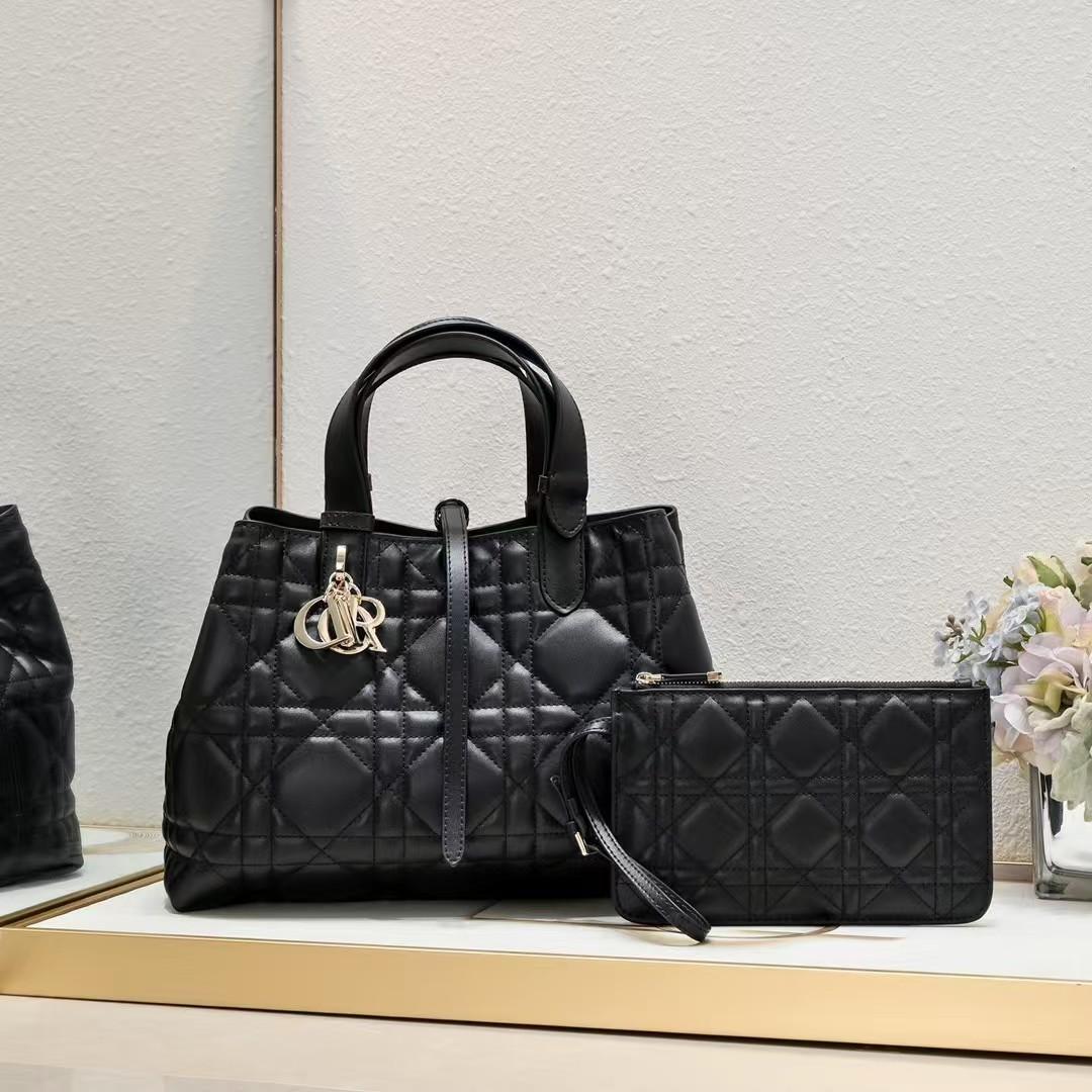 新品DIOR✨ ディオール トゥジュール ハンドバッグ ブラック（長