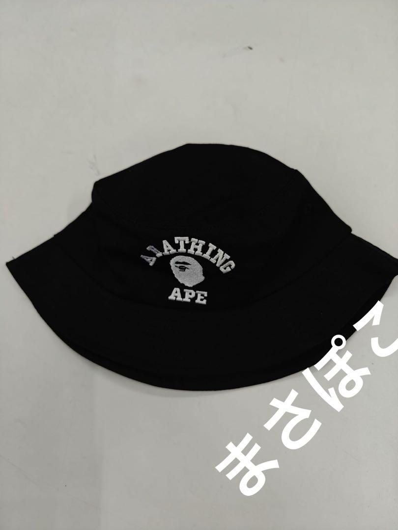A BATHING APE バケットハット ブラック バケットハット A BATHING APE(アベイシングエイプ) ハット