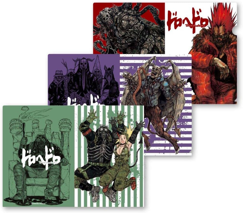 ドロヘドロ クリアファイル 3枚セット Dorohedoro ドロヘドロ クリアファイル 3枚セット Dorohedoro（グッズストア