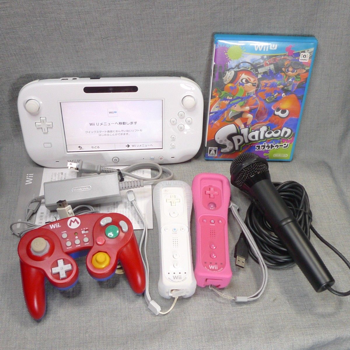 n4863△WiiU ゲームパッド リモコンプラス ホリ GC