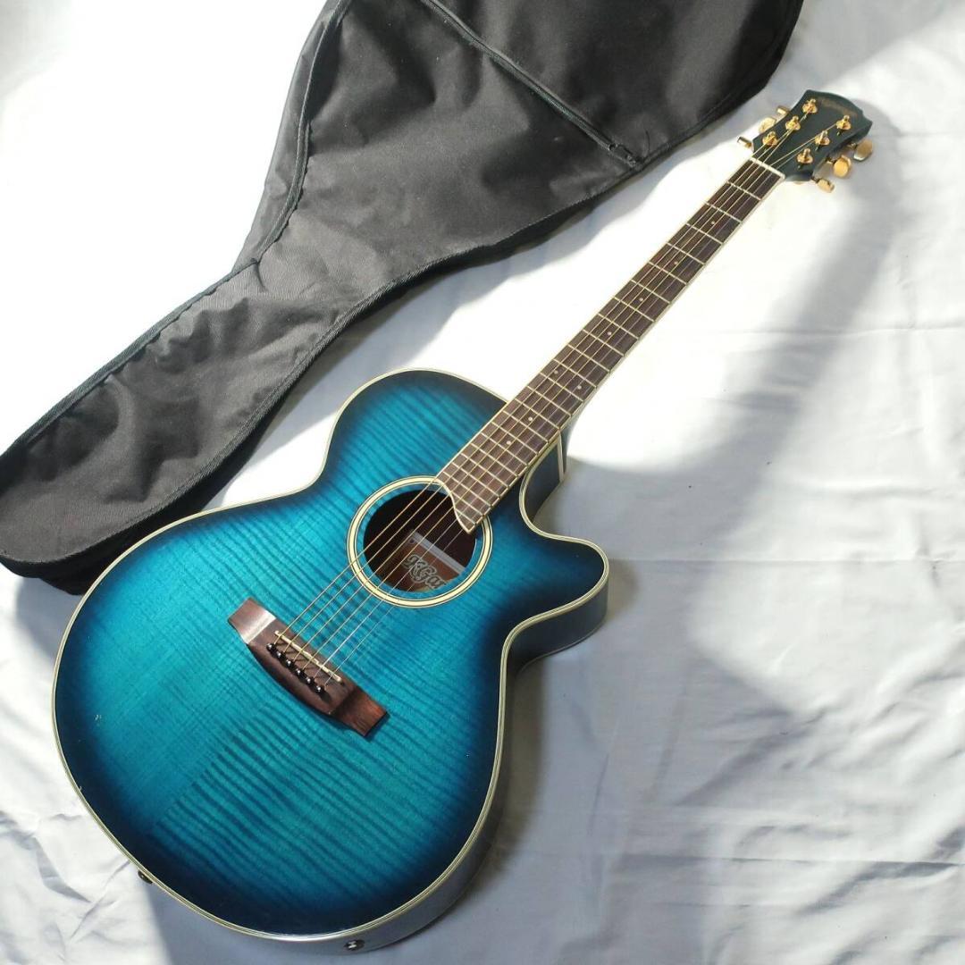 K Garage EA500 BLB エレアコ アコースティックギター ケース付 K Garage EA500 BLB エレアコ アコースティックギター ケース付