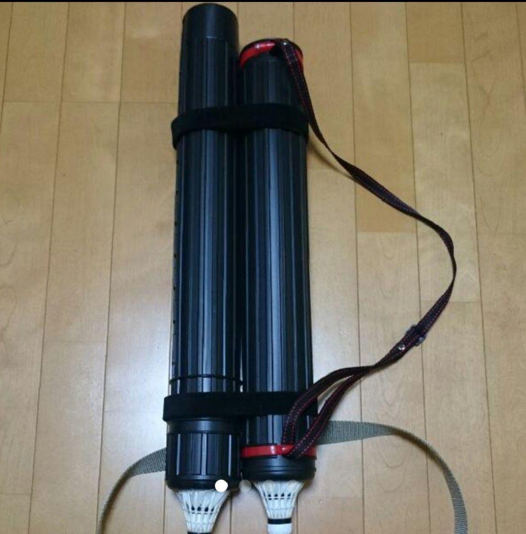 ノックマシン3台セット　ノックマガジン　バドミントン　シャトル　ジュニア　部活 スタンド式ノックマシン3台セット ノックマガジン バドミントン