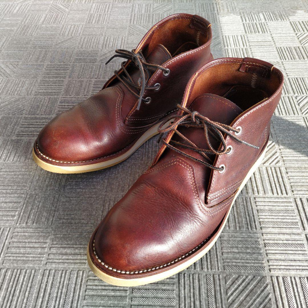 RED WING 3141 レッドウィング 26.5cm チャッカブーツ（RED WING