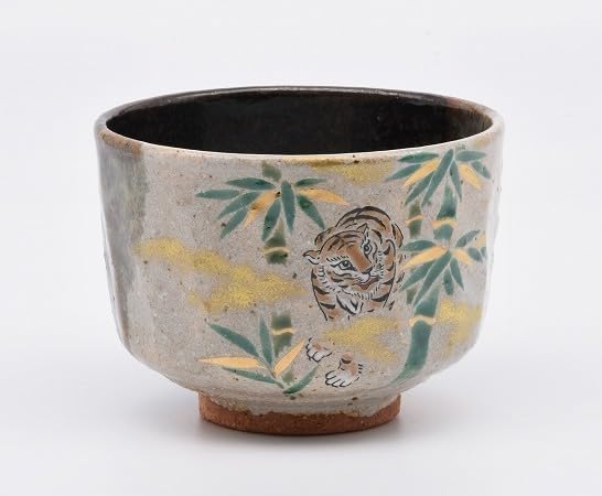 茶道具　利休茶箱　京焼　中村秋峰造　茶碗　棗など　七点一式　仕覆付　VR7216 茶道具 根来塗 利休茶箱 京焼 昭阿弥造 茶碗 巾筒など 九点一式