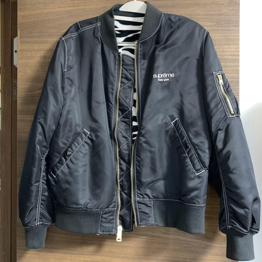 ジャケット・アウター supreme Contrast Stitch Reversible MA-1 Supreme - Contrast Stitch Reversible MA-1 Jacket - UG.SHAFT