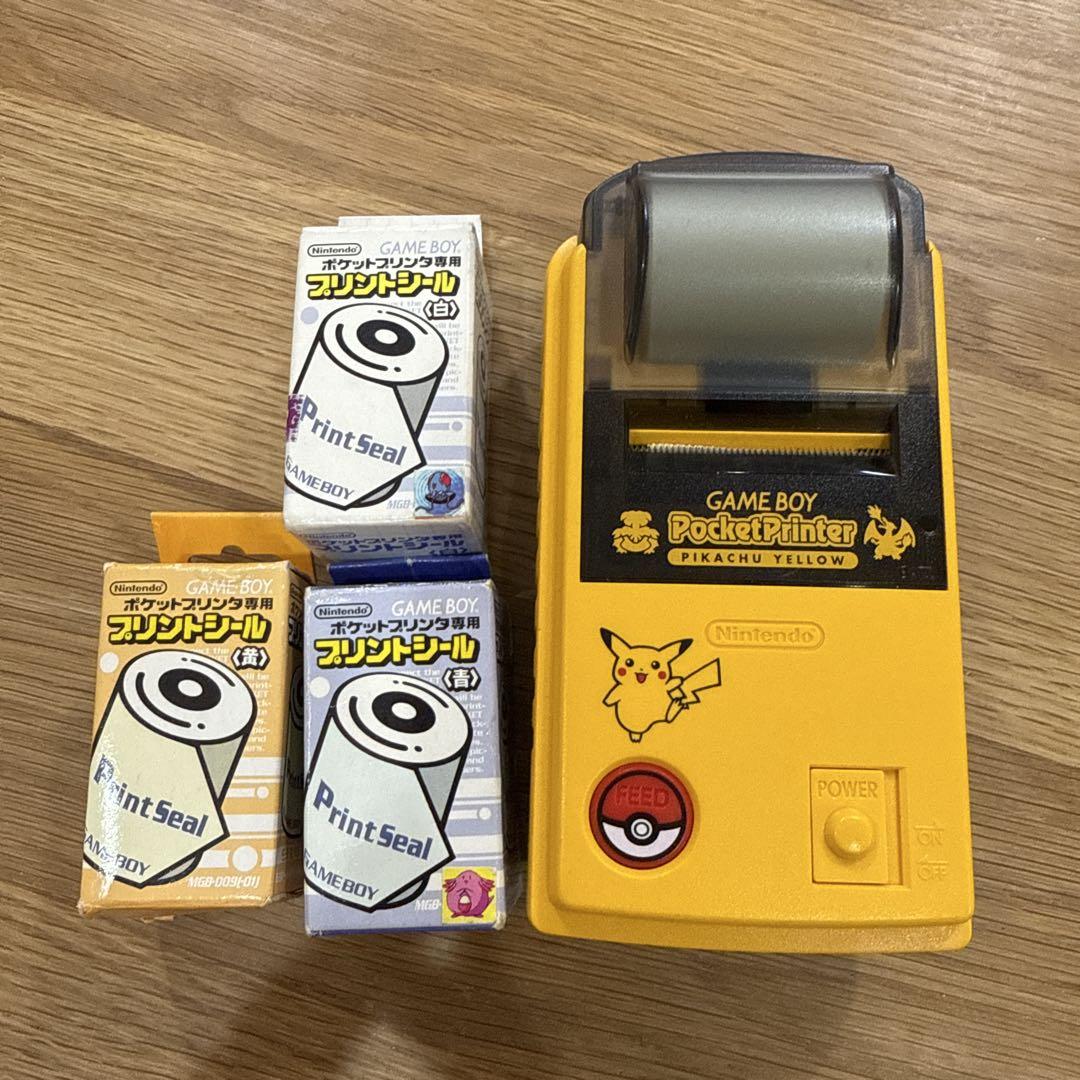 ポケットプリンタ　ピカチュウイエロー【箱あり】 Yahoo!オークション -「ポケットプリンタ ピカチュウ」の落札