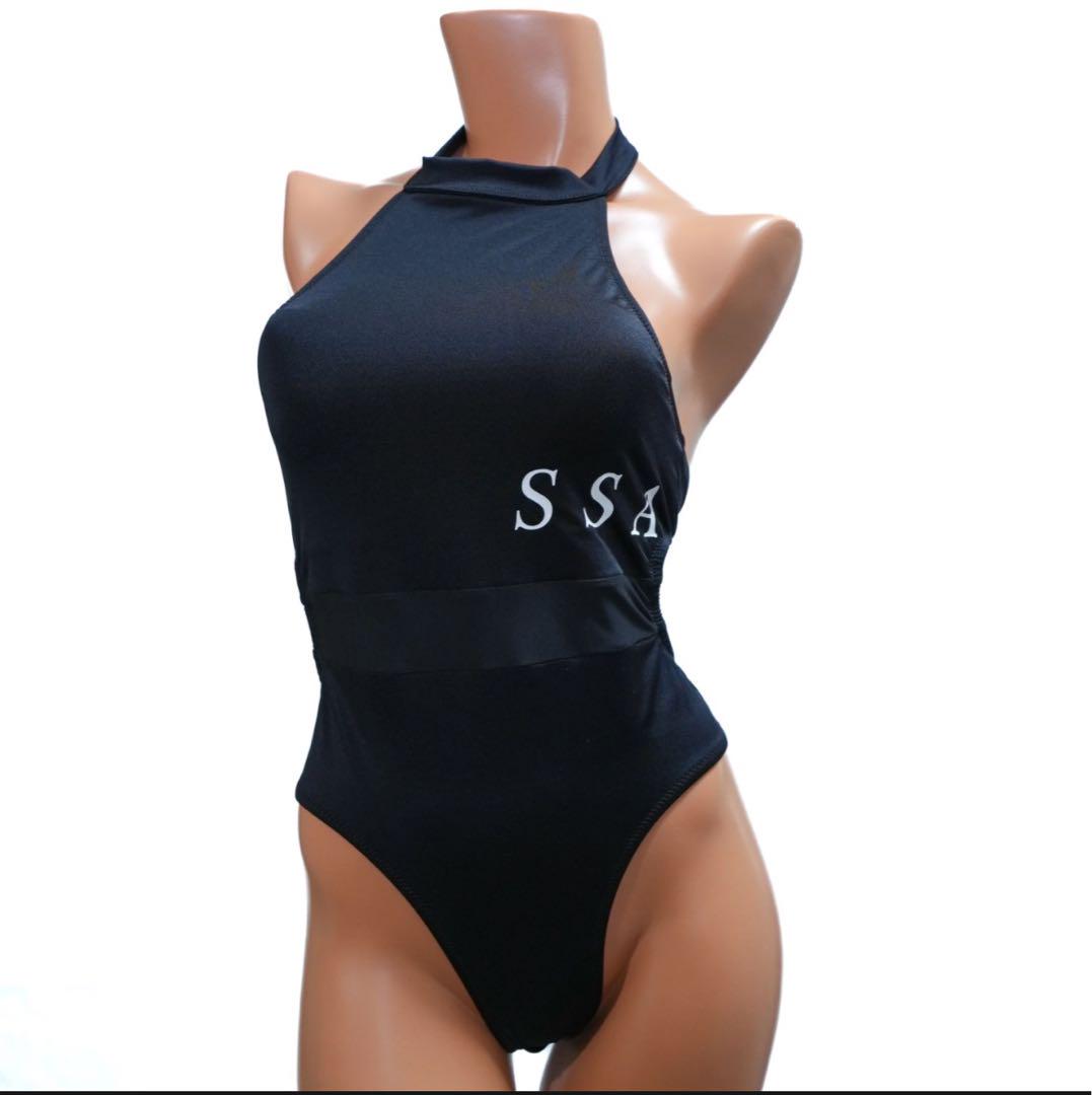 SSA モノキニ ブラック Lサイズ （海外ファッションブランド通販