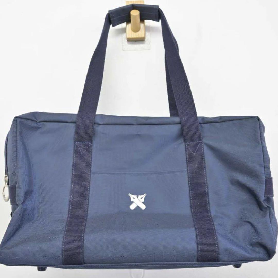 新品・未使用品☆慶應 ボストンバッグ スクールバック ネイビー キャンバス 慶應女子 指定スクールバッグ スクバ（90年代のスクールバッグ