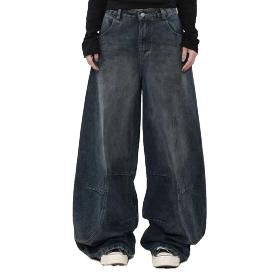 パンツ 24aw archive super buggy pants wide y2k 24aw archive pants buggy wide y2k XLサイズ（Vintage Y2K