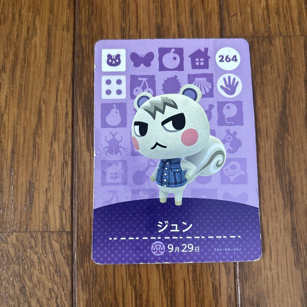 amiibo あつ森 ジュン（あつまれ どうぶつの森 amiibo カード 第