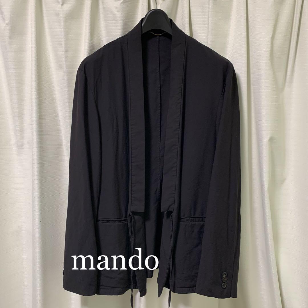 mando kimono jacket 黒 mando kimono jacket 黒（セール】 MANDO ポリエステル デザイン
