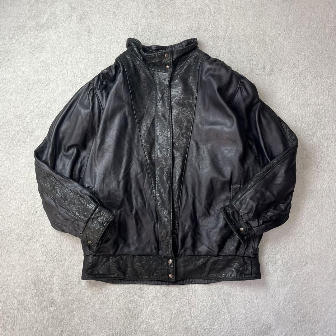 A-2 レザー 本革 ボンバージャケット 短丈 cityboy ブラック A-2 レザー 本革 カナダ製 切り替えボンバージャケット 短丈
