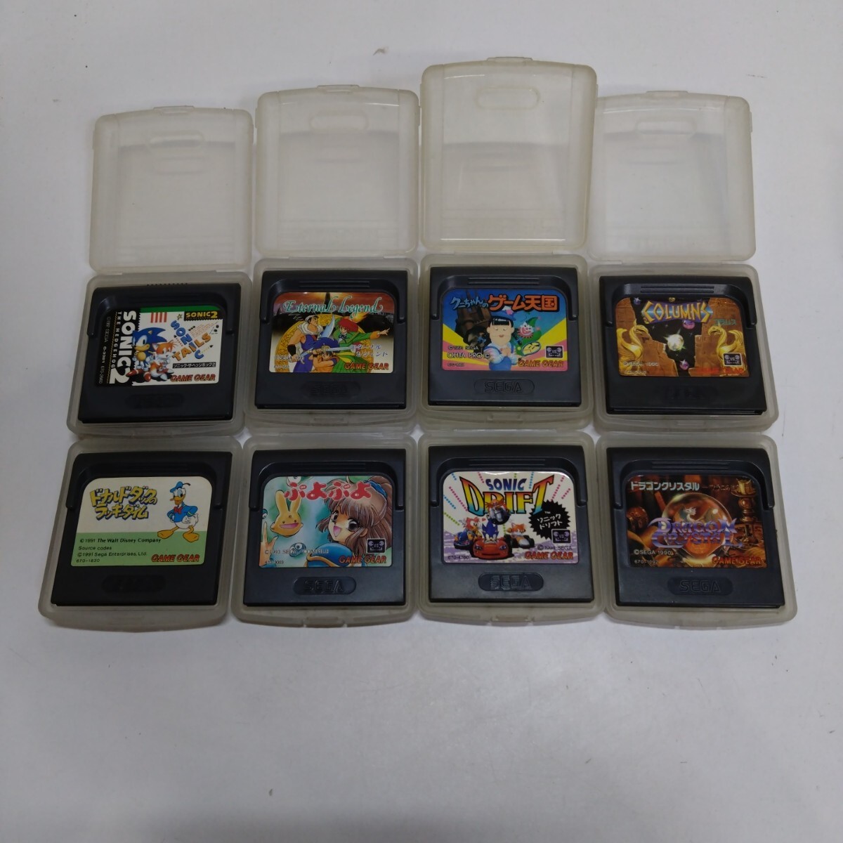 SEGA GAMEGEAR ゲームギア ソフト8点 まとめて （セガ ゲーム