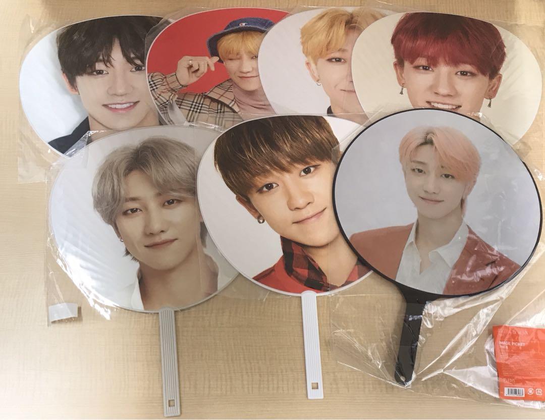 ➀ SEVENTEEN THE8 ミンハオ うちわ 7枚 まとめ売り（SEVENTEEN