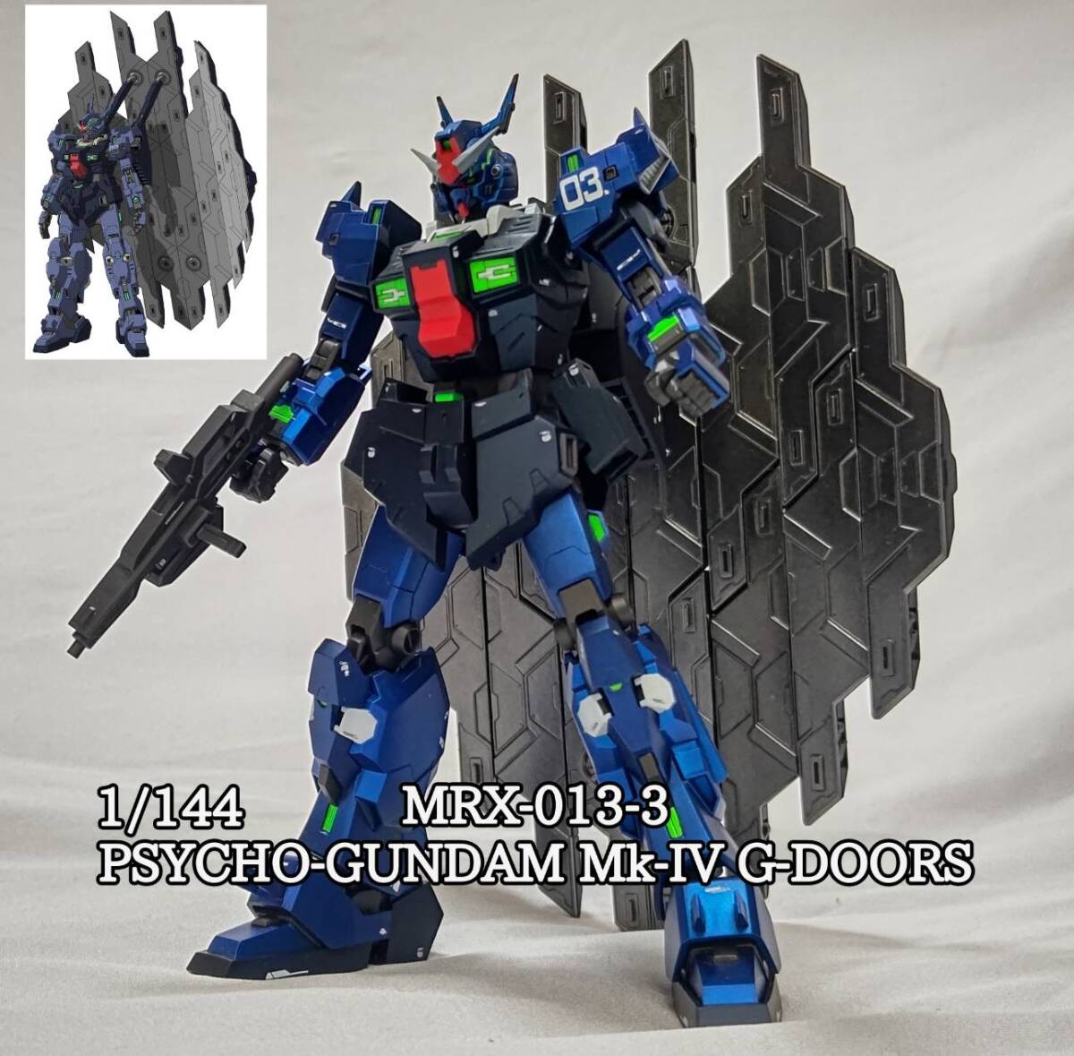 1/144 サイコ・ガンダムMk-IV G・ドアーズ 塗装完成品 ガンプラ