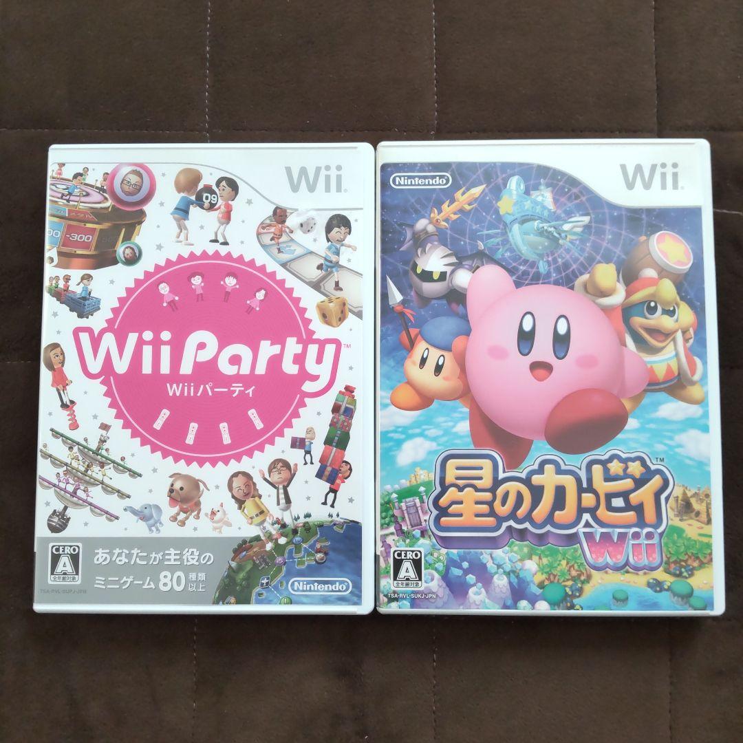 Wii Party & 星のカービィ Wii セット（ニンダイ】最大4人のお