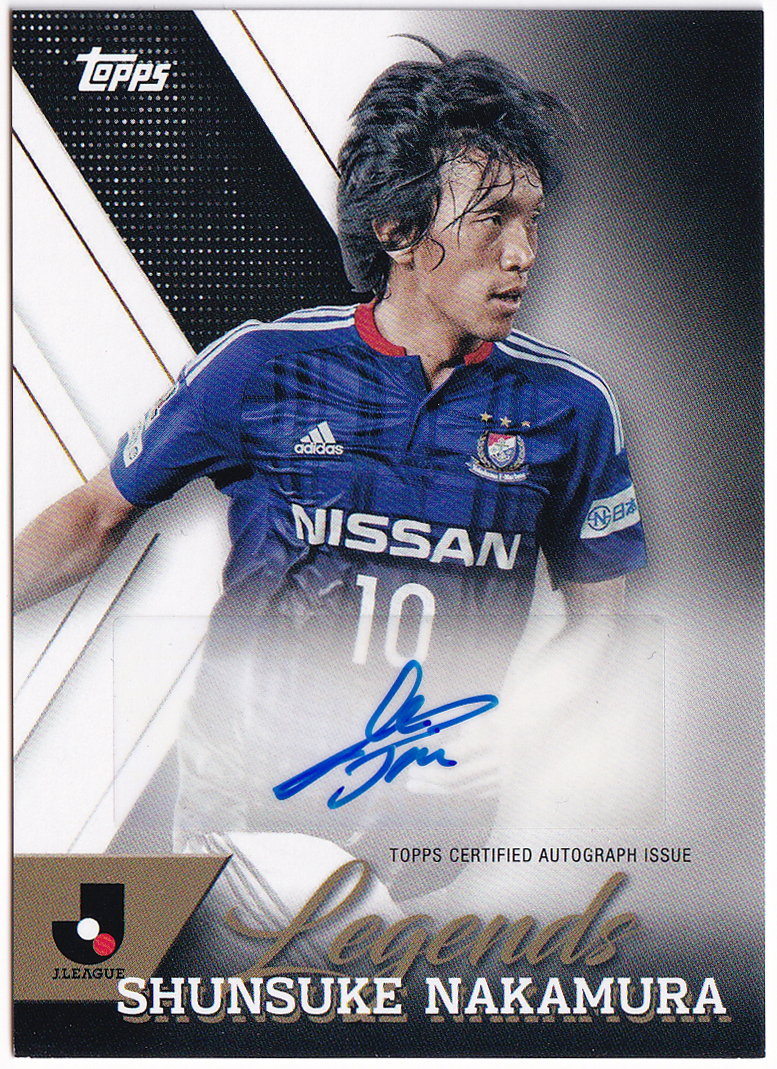 topps 2024 Jリーグ　オート　レジェンド　中村俊輔 topps 2024 Jリーグ オート レジェンド 中村俊輔 - メルカリ