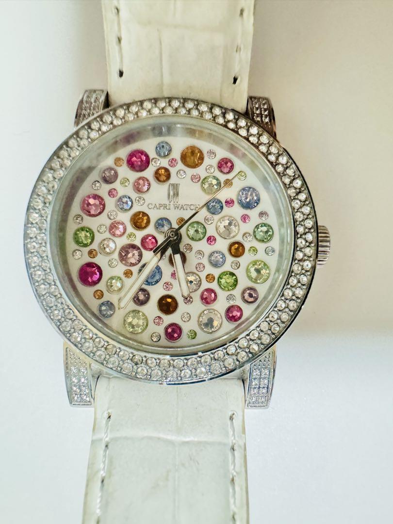 CAPRI WATCH ストーン装飾 腕時計 CAPRI WATCH ストーン付き腕時計