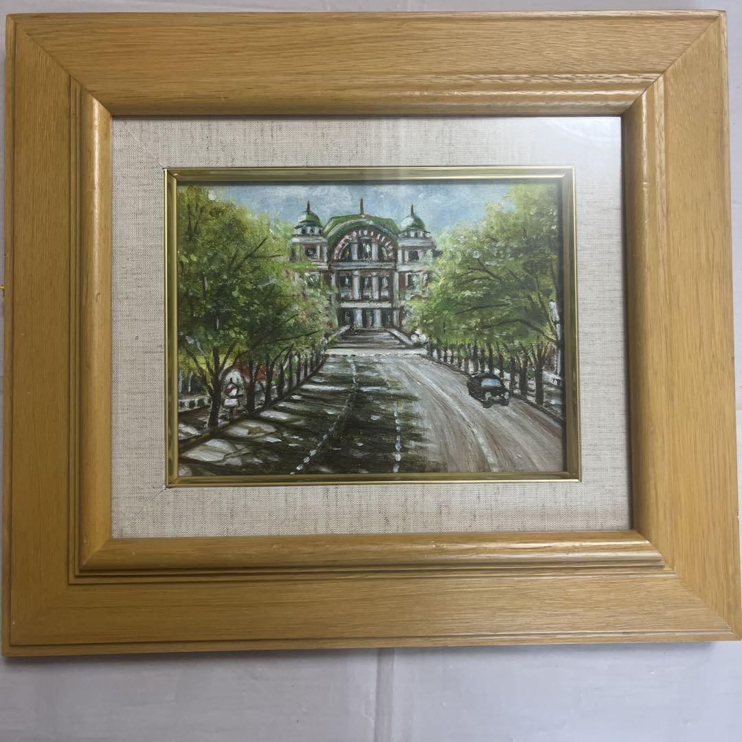 風景画 油絵 （夏 風景画 油絵 池 | インテリア絵画 アートの