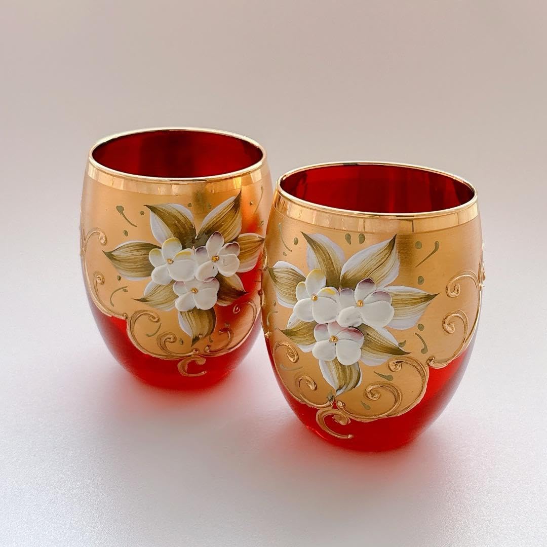 murano ムラーノ ムラノ ベネチアンガラス グラス スワン 金彩