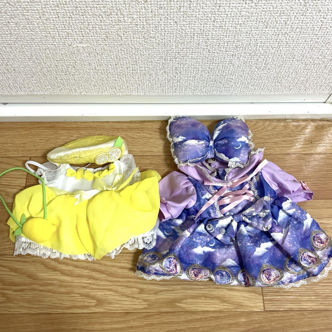 ユニベアシティ パフィー 洋服 セット お値下げ中] ディズニーストア限定 ユニベアシティ4体セット