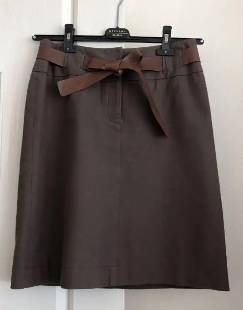 【美品】SWINSWINGスウィンスウィング ロングスカート ブラウン 42 L 美品】SWINSWINGスウィンスウィング ロングスカート ブラウン 42 L