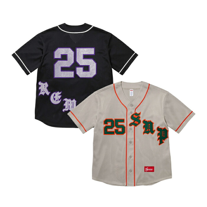 即 Supreme シュプ オールドイングリッシュ ベースボール シャツ Old English Baseball Jersey | Supreme 25ss