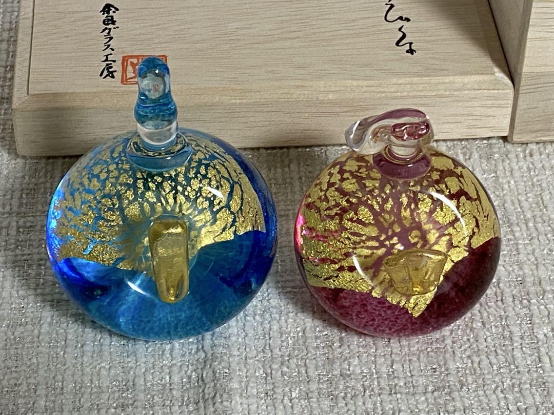 奈良ガラス工房 太武朗 るりびな お雛様 お内裏様 雛人形 瑠璃雛