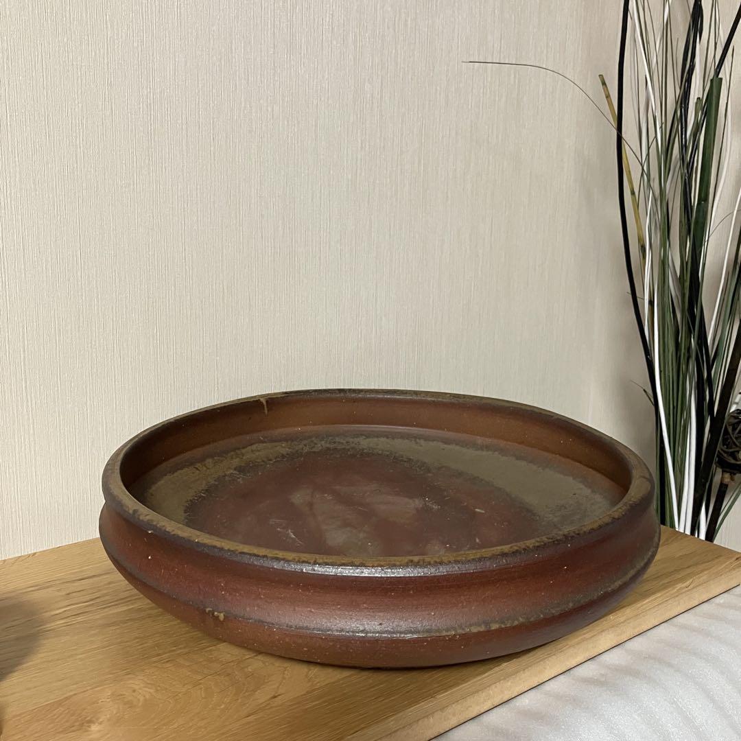 備前焼　大型水盤　花器　生花　的野求造 備前焼 大型水盤 花器 生花 的野求造 （カテゴリ商品一覧