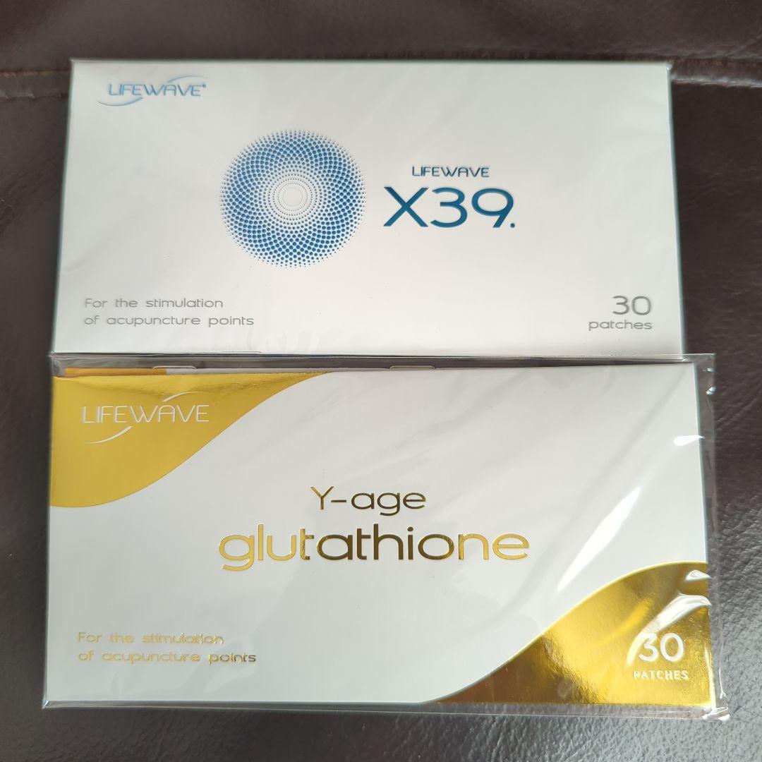 lifewave ライフウェーブ X39 2点& グルタチオン 1点 セット Lifewave X39 & Glutathione セット（ライフウェーブ パッチ x39