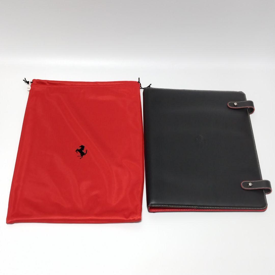 Ferrari フェラーリ レザー バインダー 非売品 保存袋 83902