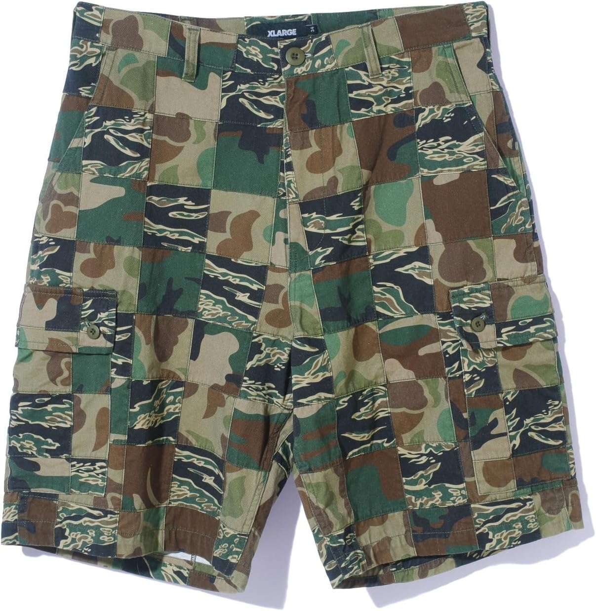 売切れ前に XLARGE PATCHWORK CARGO SHORT PANTS インパクト大 売切れ前に XLARGE PATCHWORK CARGO SHORT PANTS インパクト大