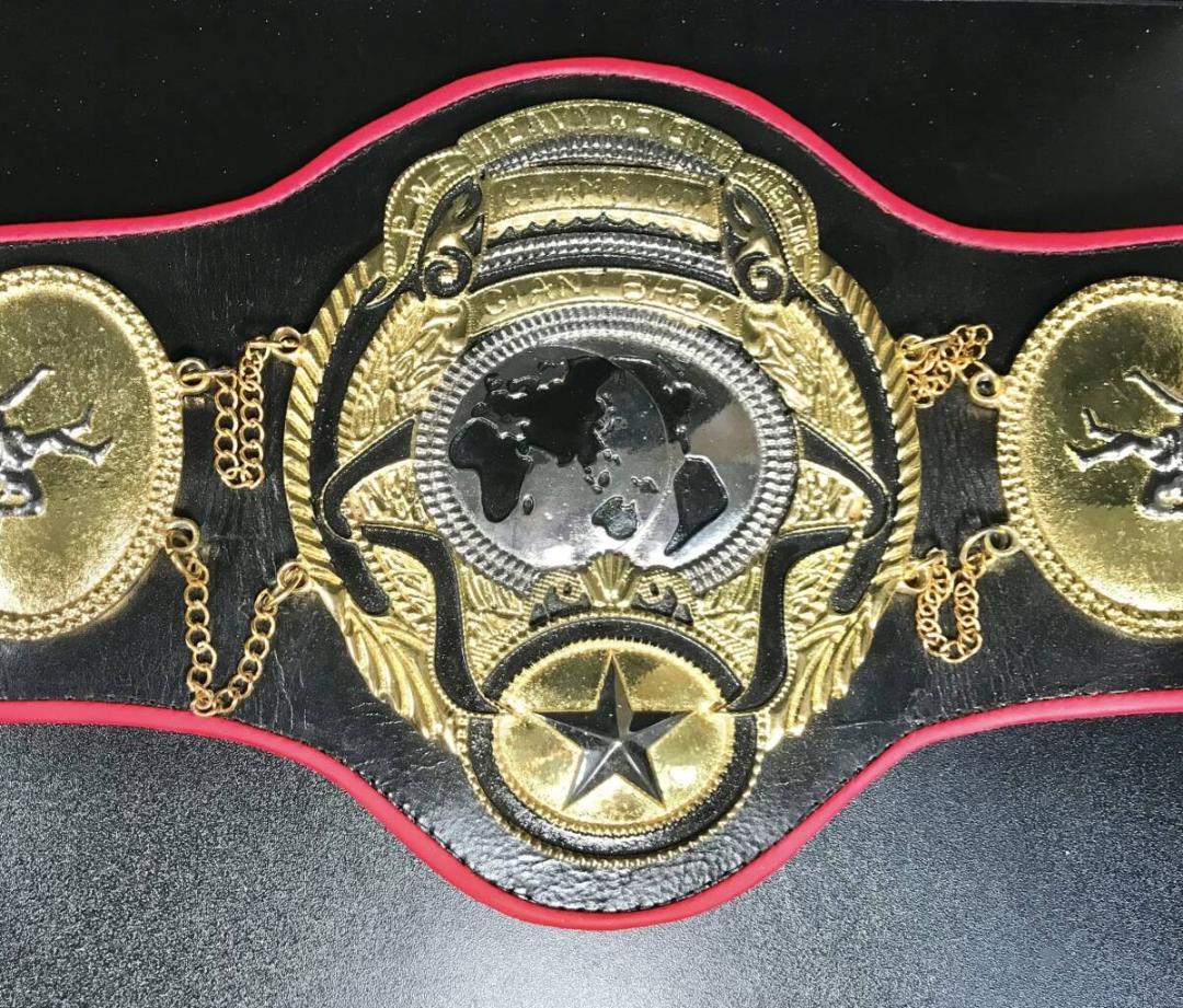 ヘビー級チャンピオンベルト ジャイアント馬場 極悪女王』人気のなかで三条市でジャイアント馬場が巻いた