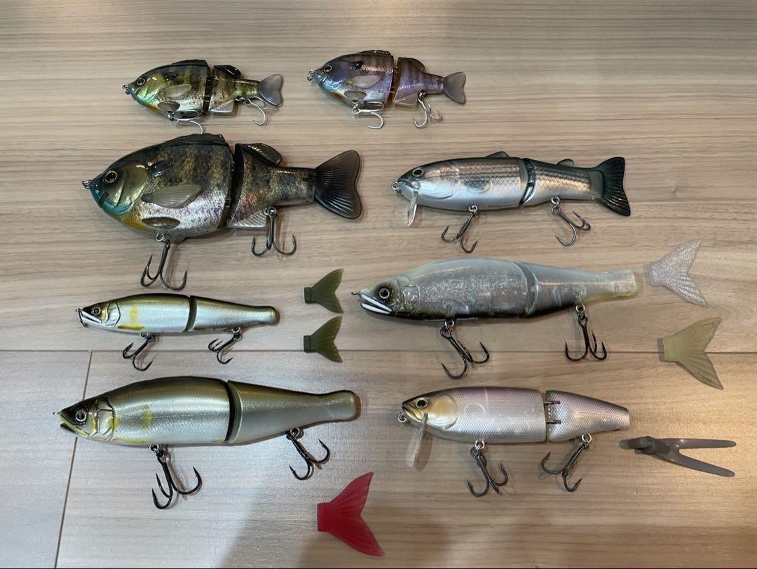 バス釣り引退　ビッグベイトルアー 4個セット バス釣り引退 ビッグベイト セット売り 中古品｜Yahoo!フリマ