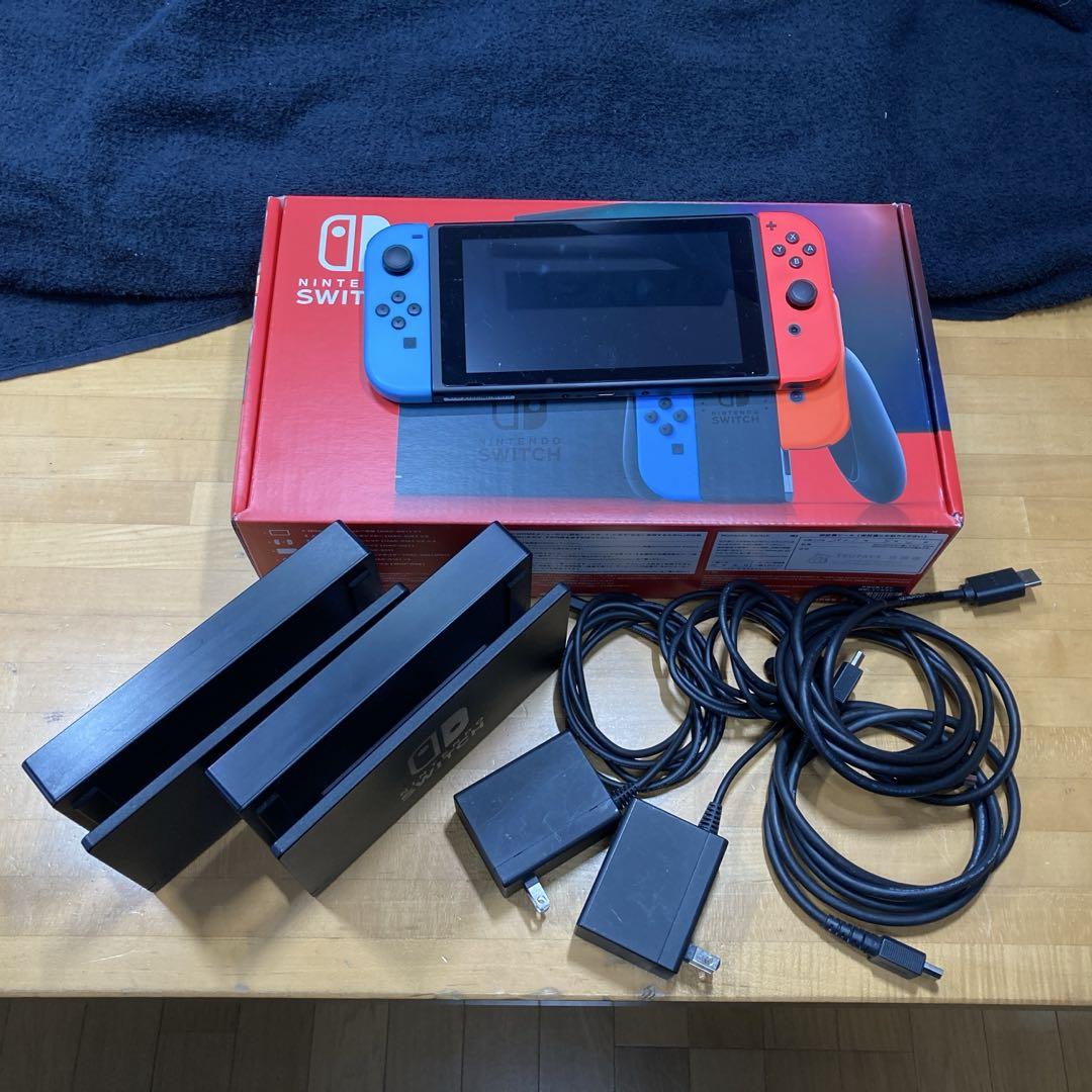 Nintendo Switch 本体 箱あり ドッグ＋1（Nintendo Switch