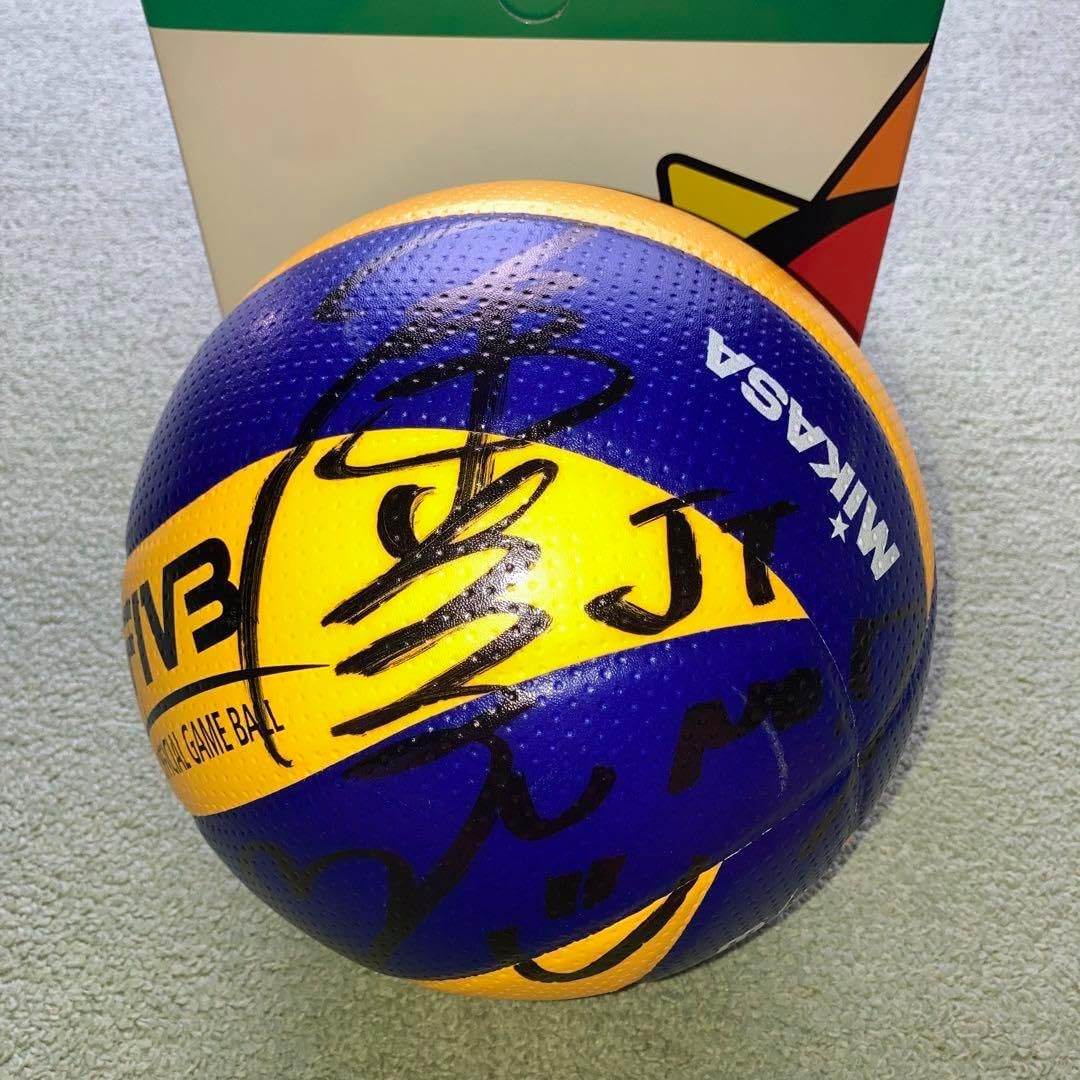 田中美咲　JTマーヴェラス　サインボール 田中美咲 JTマーヴェラス サインボール（フジのバレーアカウント