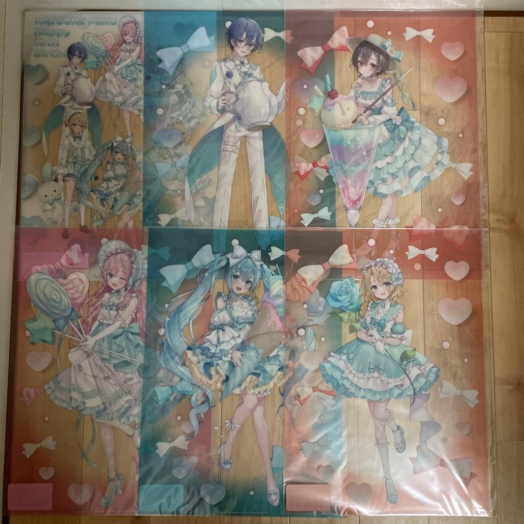 楽天コレクション　初音ミク　16th D賞　クリアポスター　6品セット 初音ミク Happy 16th Birthday | 楽天コレクション