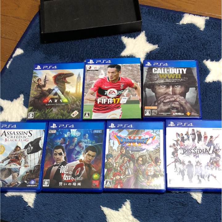 PS4カセットセット アサシン fifa ark ディシディア PS4カセットセット アサシン fifa ark ディシディア（Amazon