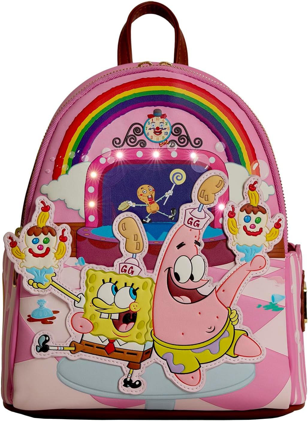 ★日本未入荷★LOUNGEFLY★スポンジボブ&仲間たち リュック★ Loungefly Nickelodeon スポンジボブ グーフィー グーバーズ