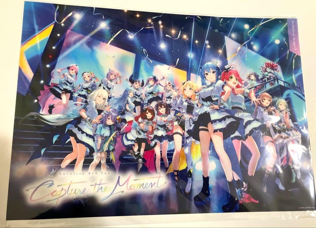 ホロライブ　hololive 5th fes.上映 グッズ 　クリアポスターA3 ホロ 5th fes. アフター上映グッズ クリアポスター（ホロライブ