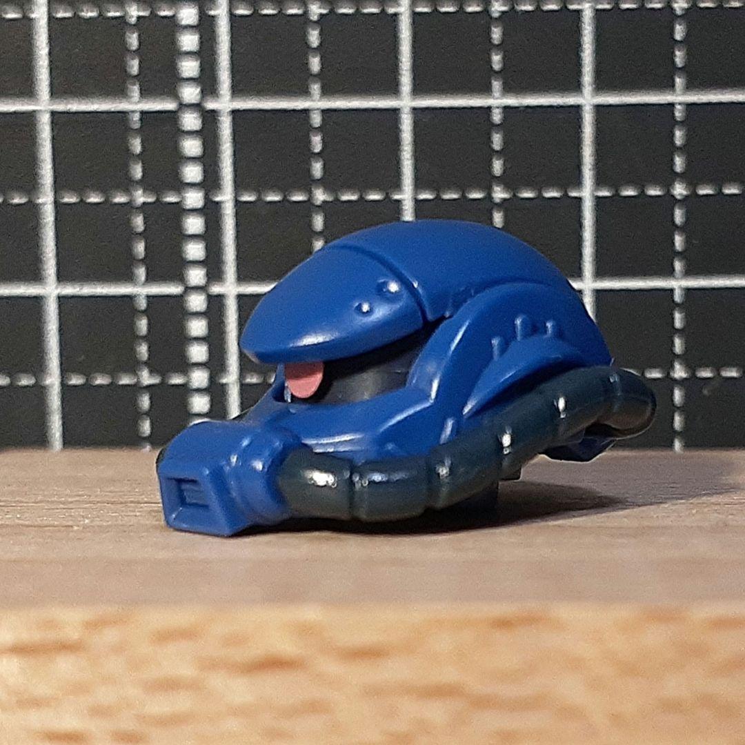 ガンプラ　組み立て済み　UC 連邦軍　ジャンク 軍警ザク 頭部ジャンク （ガンプラHG軍警ザク ヘッド ジャンク